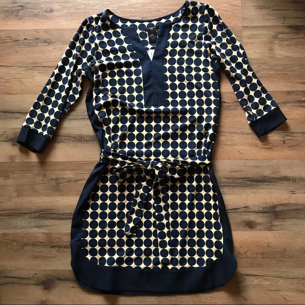 LOFT Knit Tie-Waist Dress